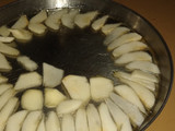 Torta de peras invertida
