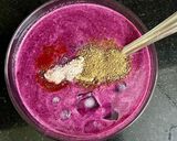 A picture of step 2 of Dragon Fruit Pani Puri.