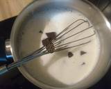 Crème au chocolat et chantilly maison étape de la recette 2 photo