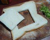 Foto langkah ke 2 dari resep Roti Panggang Keju Telur.