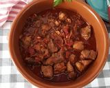 Foto del paso 5 de la receta Cerdo en salsa con pimientos del piquillo