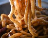 A picture of step 3 of Speedy Beef Teriyaki Udon Noodles.