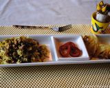 A picture of step 17 of Cabbage rice (kalam polow Shirazi).
