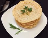A picture of step 8 of Gurasa (Sudanese Flatbread Pancakes).