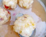 A picture of step 6 of Yam balls.