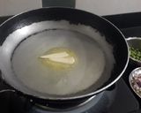 A picture of step 2 of Achari Paneer Muter.