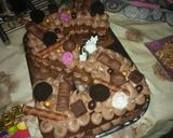 صورة لخطوة 4 من وصفة كيكة الحروف عيد ميلاد زوجي