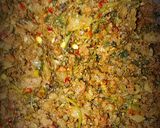 A picture of step 1 of Beef samosa.