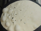 Homemade naan
