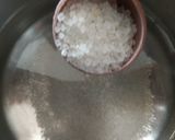 A picture of step 1 of Minty Lemon Juice.