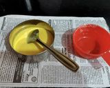 A picture of step 1 of Boondi Ke Ladoo.