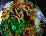 A picture of step 7 of Bombil(dried bombay duck) chutney.