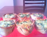 Foto del paso 8 de la receta: Canastitas de espinaca, queso y panceta