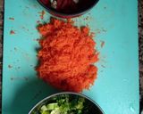 Foto del paso 1 de la receta: Budín de zanahoria, brócoli y pimiento