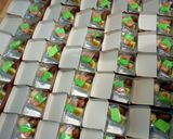 Foto langkah ke 13 dari resep Bolu Kukus Pandan Coklat - isian Snack box.
