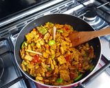 Foto langkah ke 4 dari resep Sambal Goreng Tahu Tempe pete.