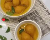عکس مرحله 9 از دستور کمپوت گلابی زعفرانی🍐