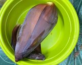 Gambar langkah 1 resipi Masak Lemak Putih Jantung Pisang.