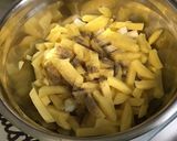 A picture of step 10 of Turnip and Potato Gratin with Mini Pork Sausages.