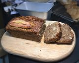 Hình bước làm 8 của món EATCLEAN: BÁNH CHUỐI CACAO YẾN MẠCH