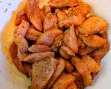 Csirkemell panko morzsás, kókuszos panírban recept fázis 1 fotója