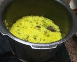A picture of step 5 of Matar pulao.