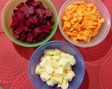 Cékla, sárgarépa, alma lekvár recept fázis 1 fotója