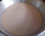 A picture of step 2 of Eggless strawberry cake.