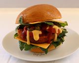 A picture of step 7 of Millet Pizza Burgers.