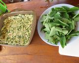 A picture of step 5 of A Spinach Moringa Safari Quiche.