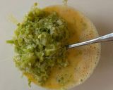 A picture of step 6 of Leek Quiche.