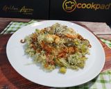 Foto langkah ke 6 dari resep Aneka Mie Goreng Bumbu Cabe Hijau.