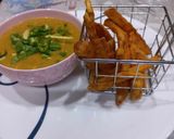 A picture of step 19 of Haleem Fries.