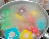 Foto langkah ke 3 dari resep 414# Bua loy thai dessert (mochi kuah santan).