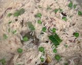 A picture of step 4 of Pepper Peas pulao.
