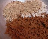 A picture of step 9 of Sattu Alsi Meva Ke Laddoo.