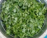 A picture of step 1 of Desi Dastarkhan.