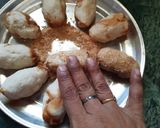 A picture of step 10 of Rice bread roll(leftover rice).