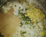 A picture of step 2 of Stuffed Ragda Patties.