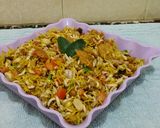 A picture of step 13 of Bhel Puri.