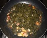 A picture of step 1 of Zogale sauceThis sauce is very nice and tasty u can eat it with rice or anything of ur choice.