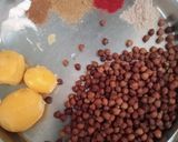 A picture of step 2 of Desi Jowar Chana Quesadilla.