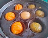 A picture of step 4 of Independence day special - Tricolour appe with natural vegetable colour.