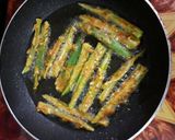 A picture of step 5 of Crispy Ladies Finger / Kurkuri Bhindi.
