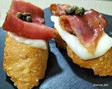 Foto del paso 4 de la receta: Montadito de mojama con scamorza en airfryer