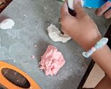 Foto langkah ke 2 dari resep Mochi Dango Saus Cokelat.