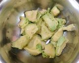 A picture of step 1 of AVOCADO EGG TOAST..