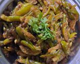 A picture of step 6 of Tindora masala.
