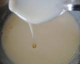 Litchi coconut pudding