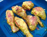 Foto langkah ke 6 dari resep Ayam bakar bumbu kare pedas.